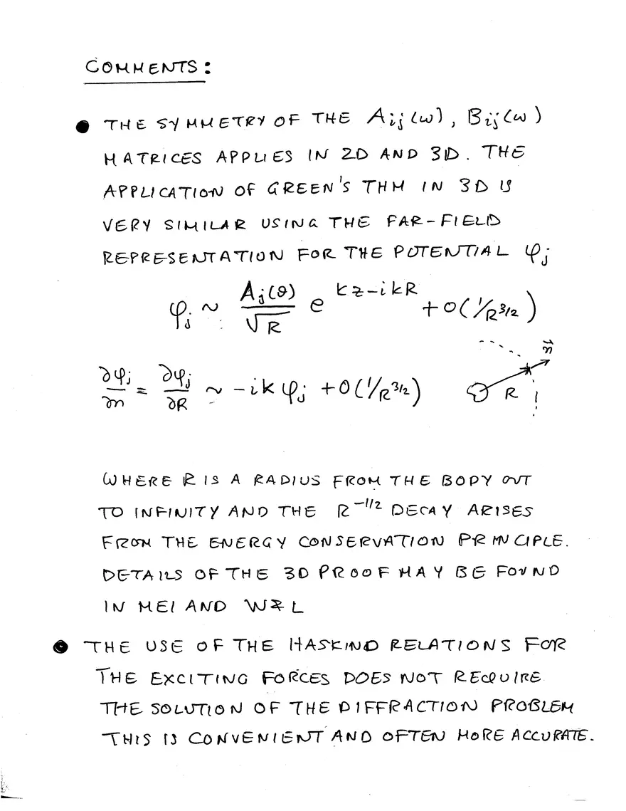 Lecture 10 Notes: Added-Mass, Damping Coefficients and Exciting Forces - Page 9
