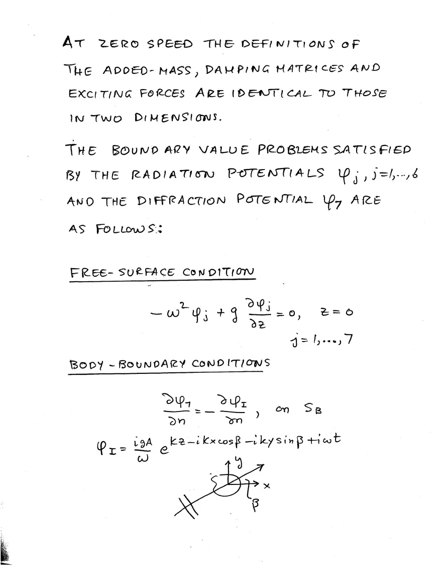 Lecture 10 Notes: Added-Mass, Damping Coefficients and Exciting Forces - Page 12