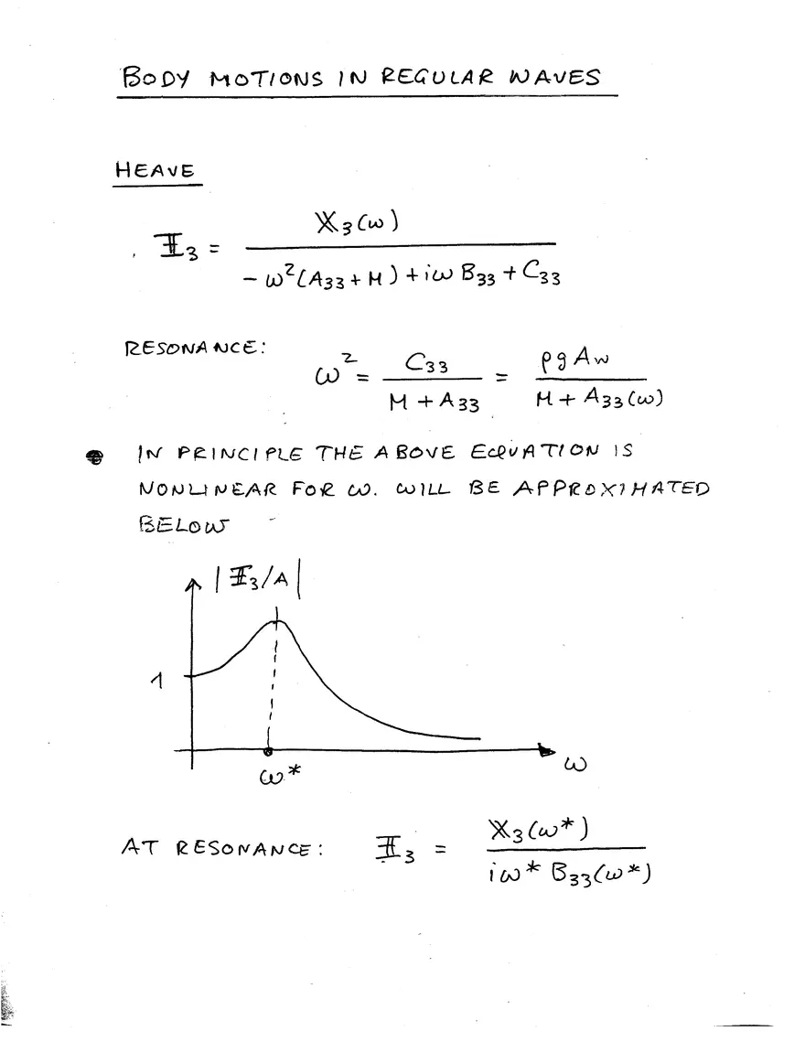 Lecture 10 Notes: Added-Mass, Damping Coefficients and Exciting Forces - Page 20