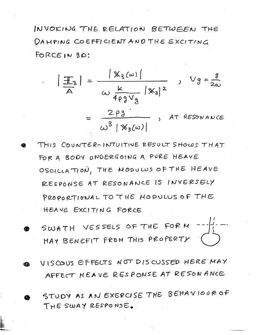 Lecture 10 Notes: Added-Mass, Damping Coefficients and Exciting Forces - Page 21
