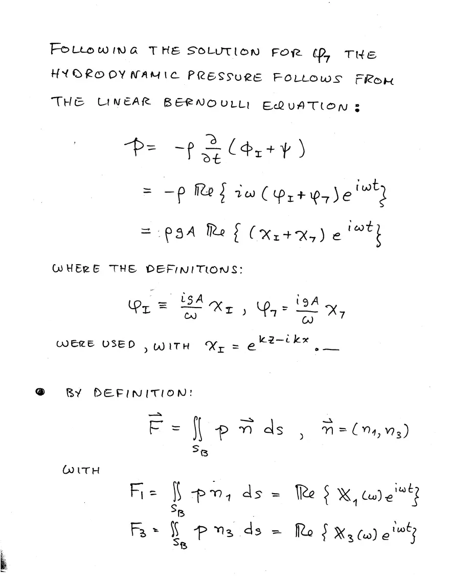Lecture 10 Notes: Added-Mass, Damping Coefficients and Exciting Forces - Page 24