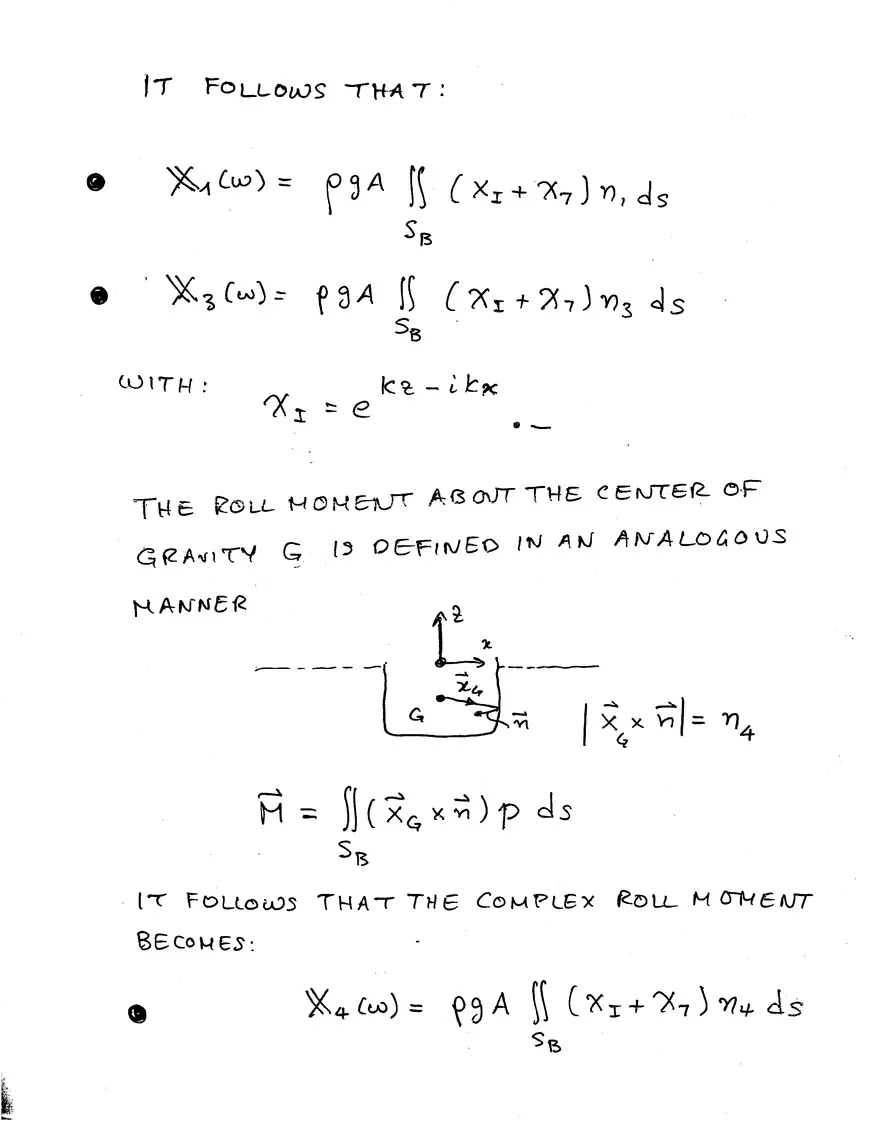 Lecture 10 Notes: Added-Mass, Damping Coefficients and Exciting Forces - Page 25