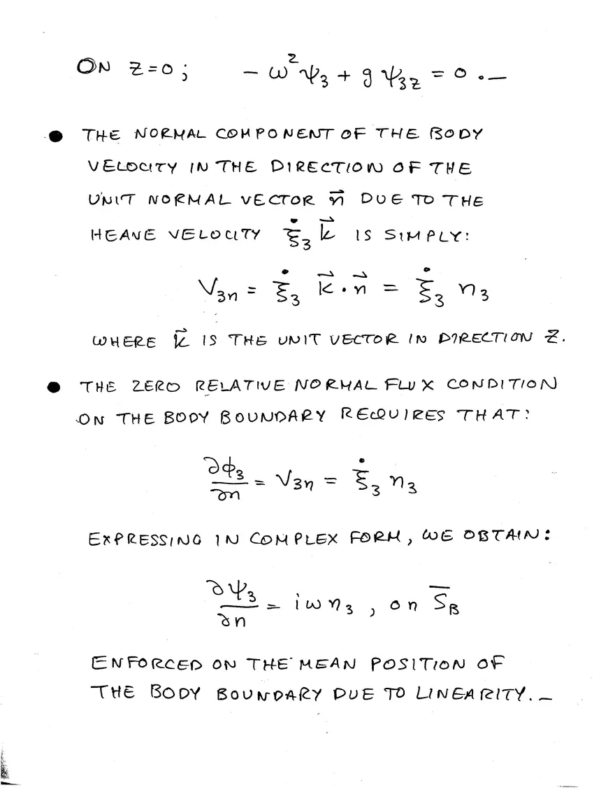 Lecture 10 Notes: Added-Mass, Damping Coefficients and Exciting Forces - Page 28