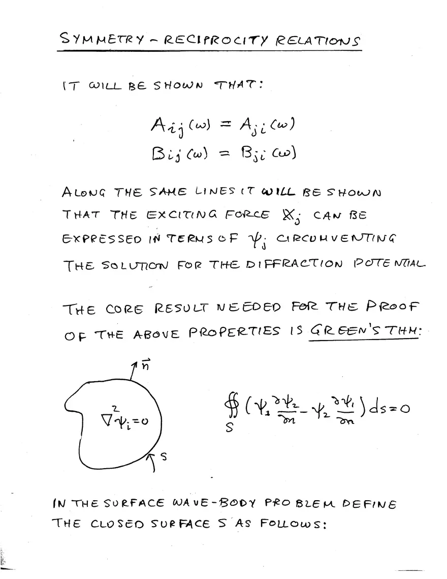 Lecture 10 Notes: Added-Mass, Damping Coefficients and Exciting Forces - Page 5