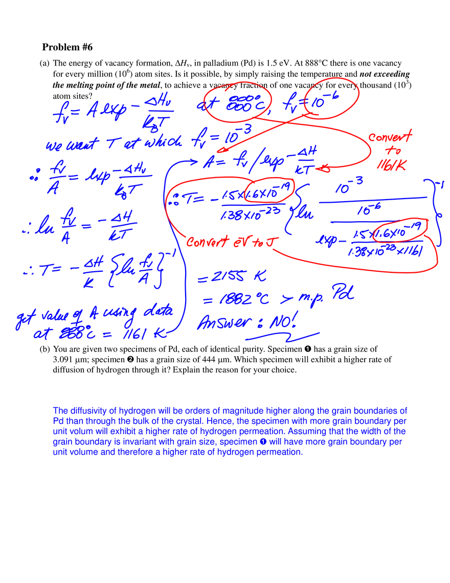 Self-Assessment: Reactions and Kinetics, Supplemental Problem Solutions - Page 6