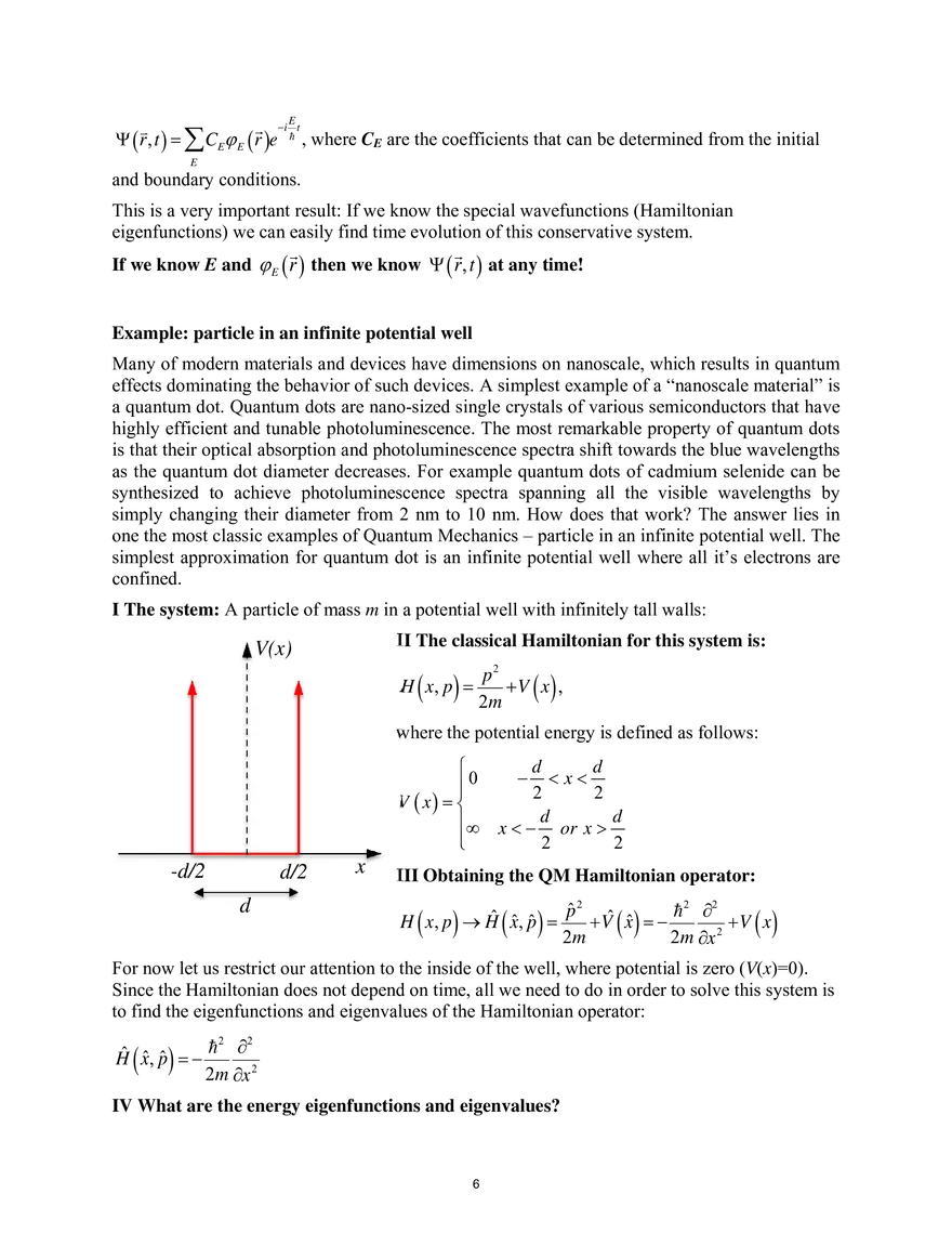 Lecture 5 Notes: Quantum Mechanical Systems and Measurements - Page 6