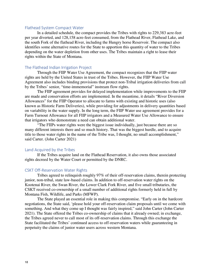 The Confederated Salish and Kootenai Tribes – State of Montana Water Compact - Page 10