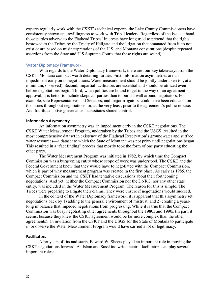 The Confederated Salish and Kootenai Tribes – State of Montana Water Compact - Page 12