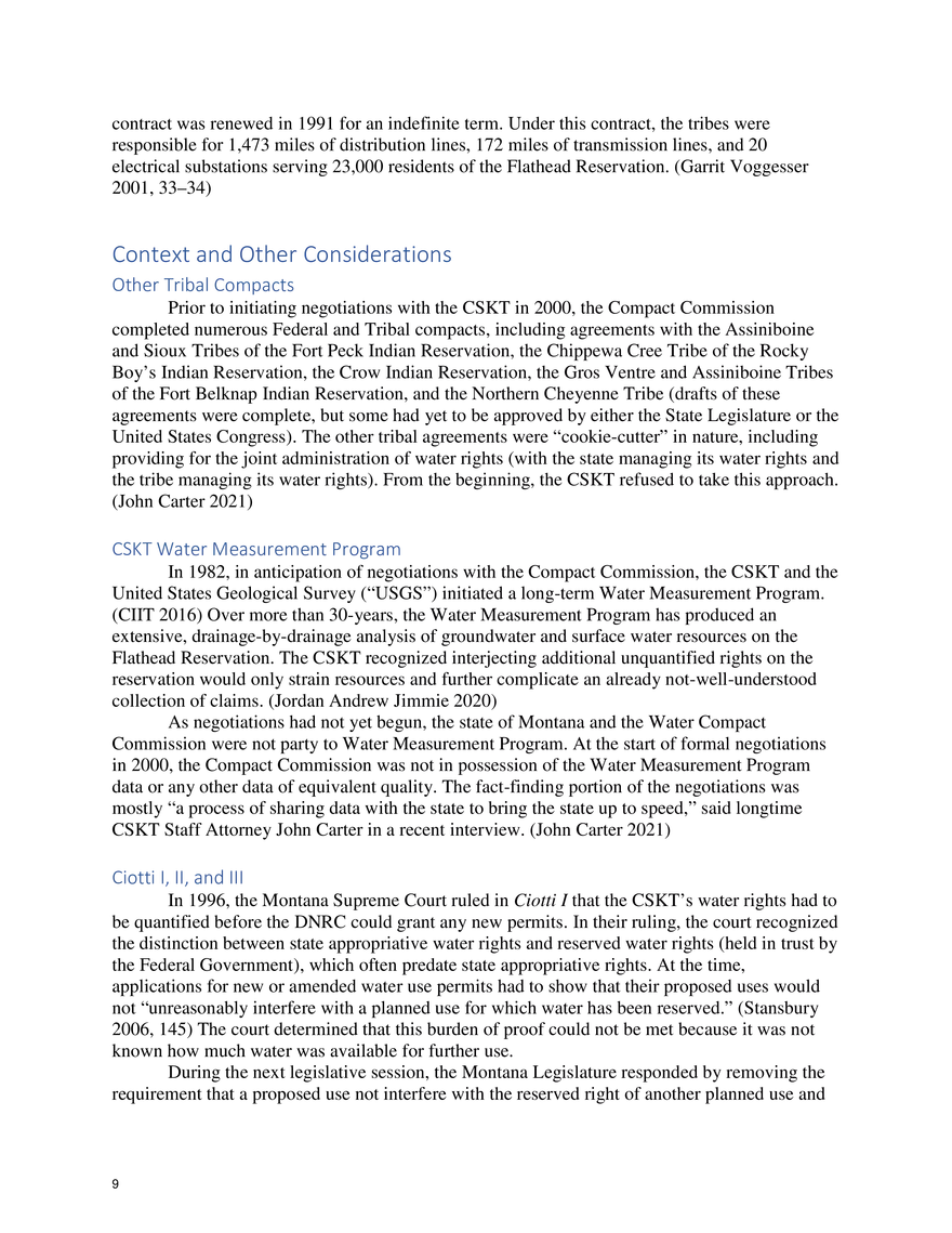 The Confederated Salish and Kootenai Tribes – State of Montana Water Compact - Page 25