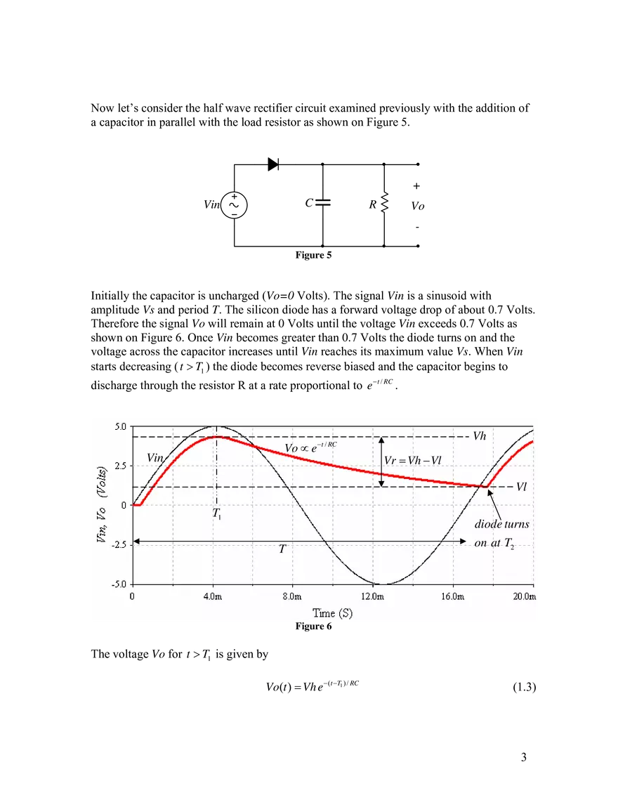 Design and Analysis of Diode Circuits - Page 3