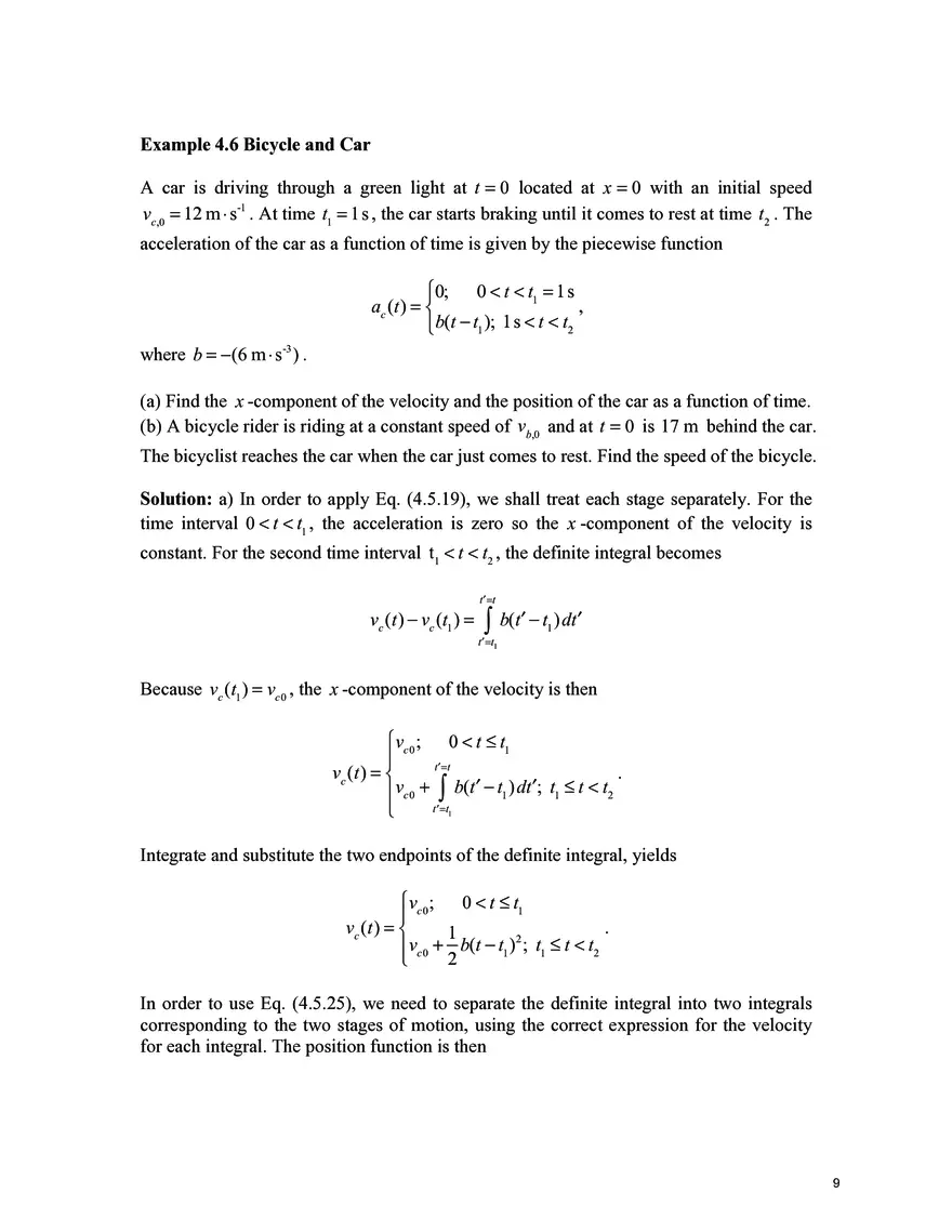 8.01SC Classical Mechanics, Chapter 4.6: One Dimensional Kinematics and Integration - Page 10