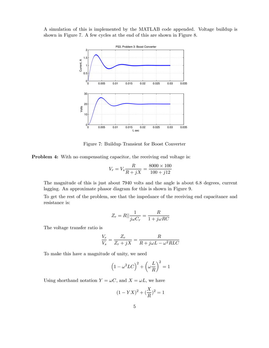 6.061 Introduction to Electric Power Systems, Problem Set 3 Solutions - Page 12