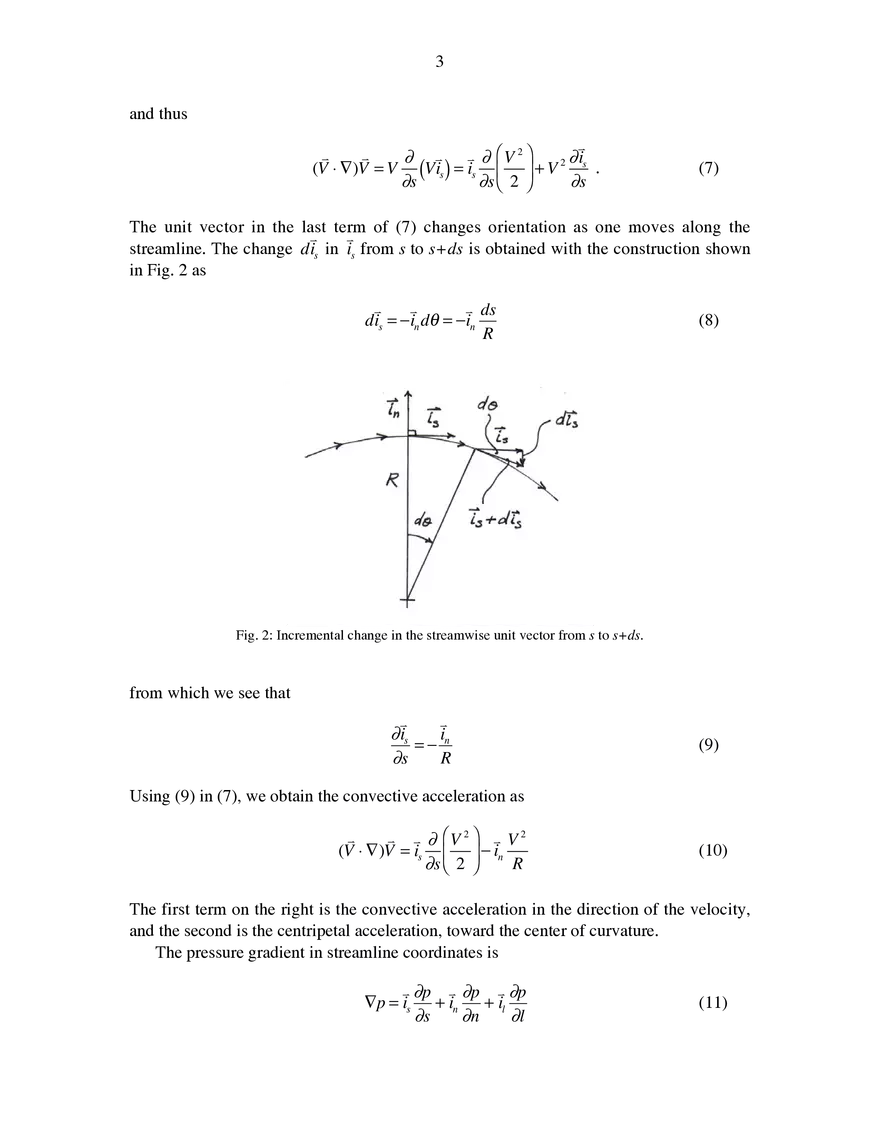Equation of Motion in Streamline Coordinat - Page 3