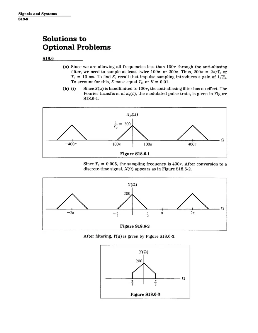 Problem Set Solution 18: Discrete-Time Processing of Continuous-Time Signals - Page 11