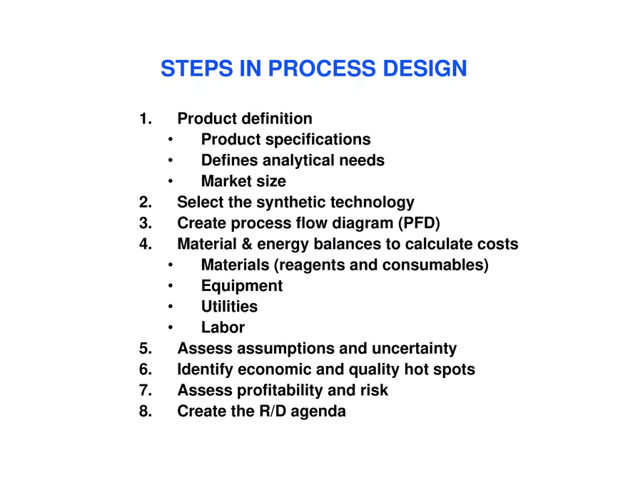 Process Synthesis, Analysis and Simulation - Page 24
