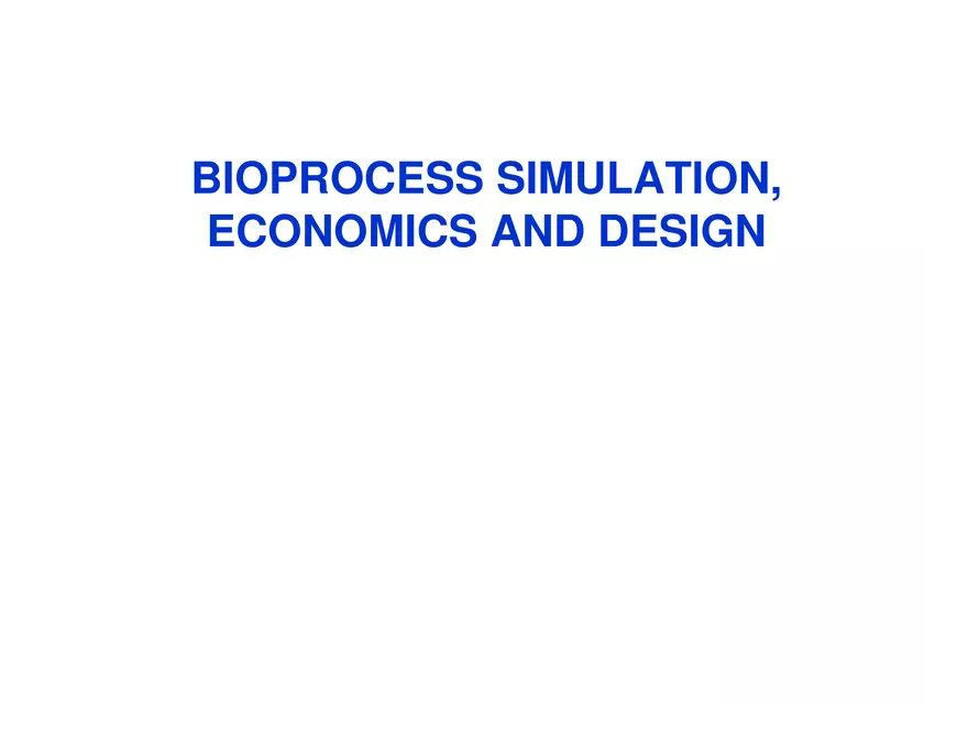 Process Synthesis, Analysis and Simulation - Page 1