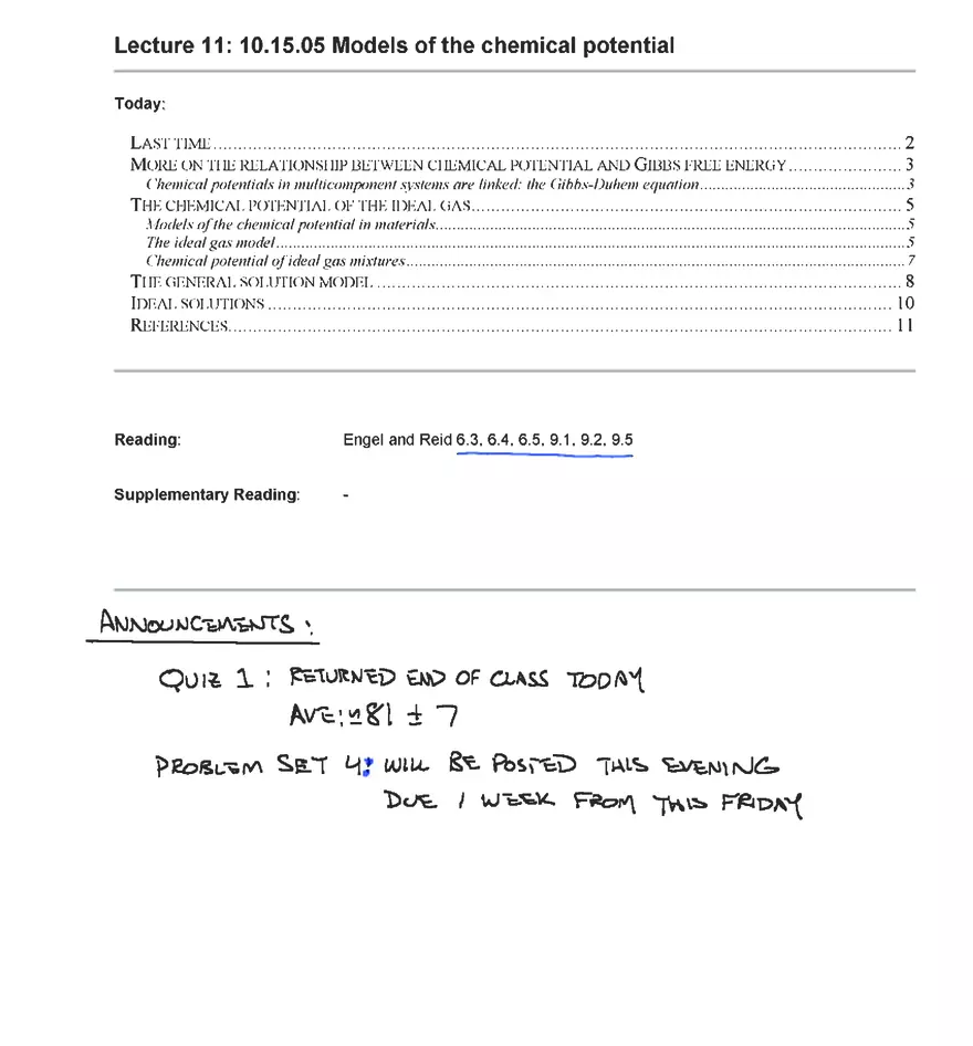 Models of the Chemical Potential - Page 1