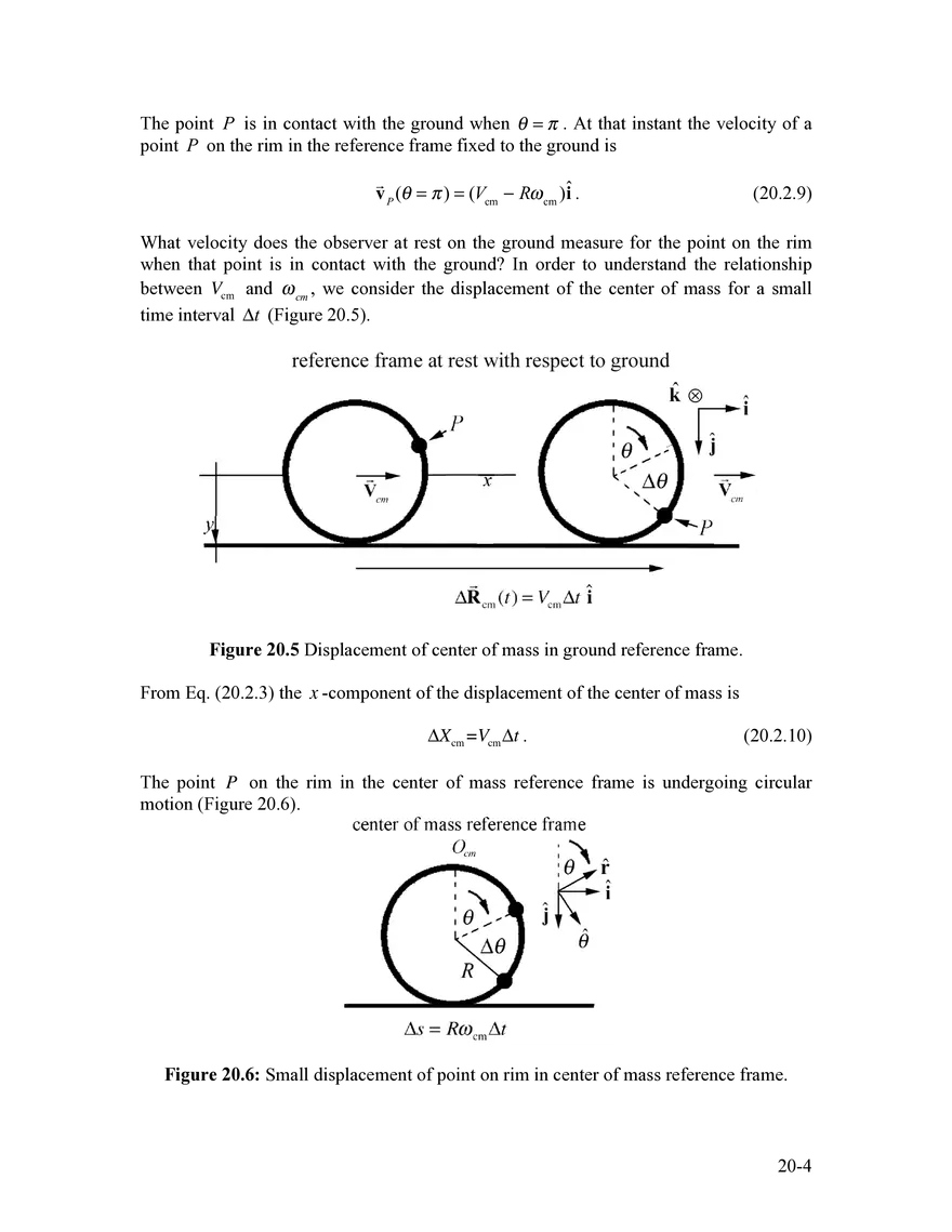 8.01SC Chapter 20: Rigid Body - Translation and Rotational Motion Kinematics for Fixed Axis Rotation - Page 17