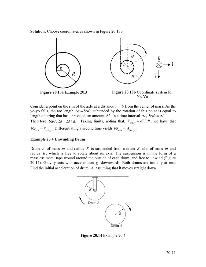 8.01SC Chapter 20: Rigid Body - Translation and Rotational Motion Kinematics for Fixed Axis Rotation - Page 3