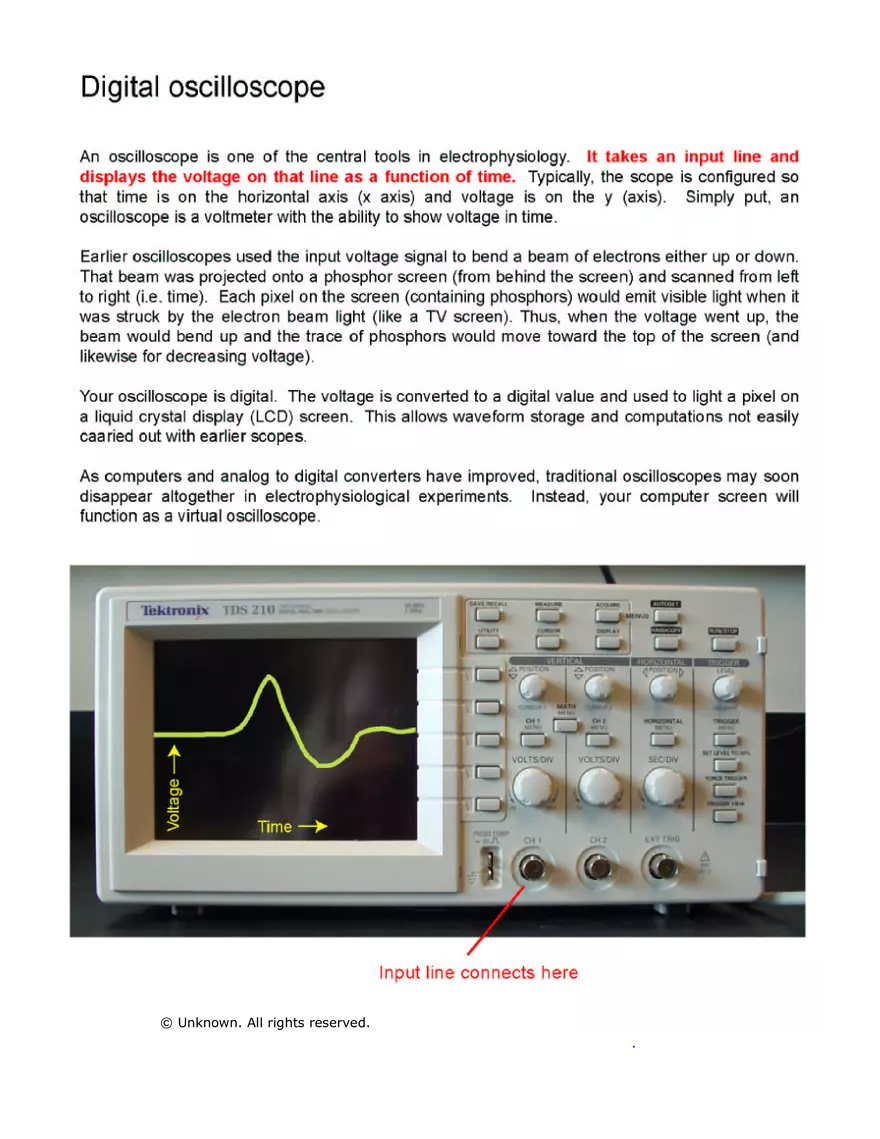 Digital Oscilloscope - Page 1