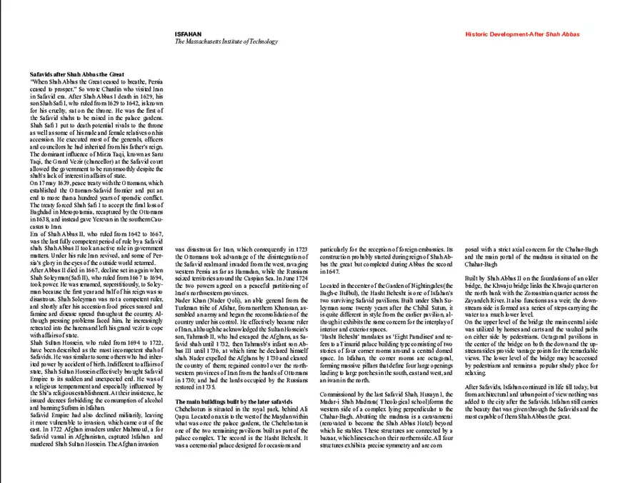 ISFAHAN: Historic Development - Page 6