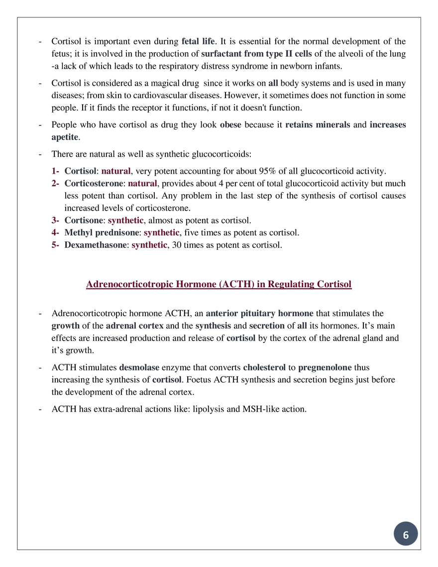 Theadrennal Glands, Their Parts, and What Each Partsecretes - Page 7
