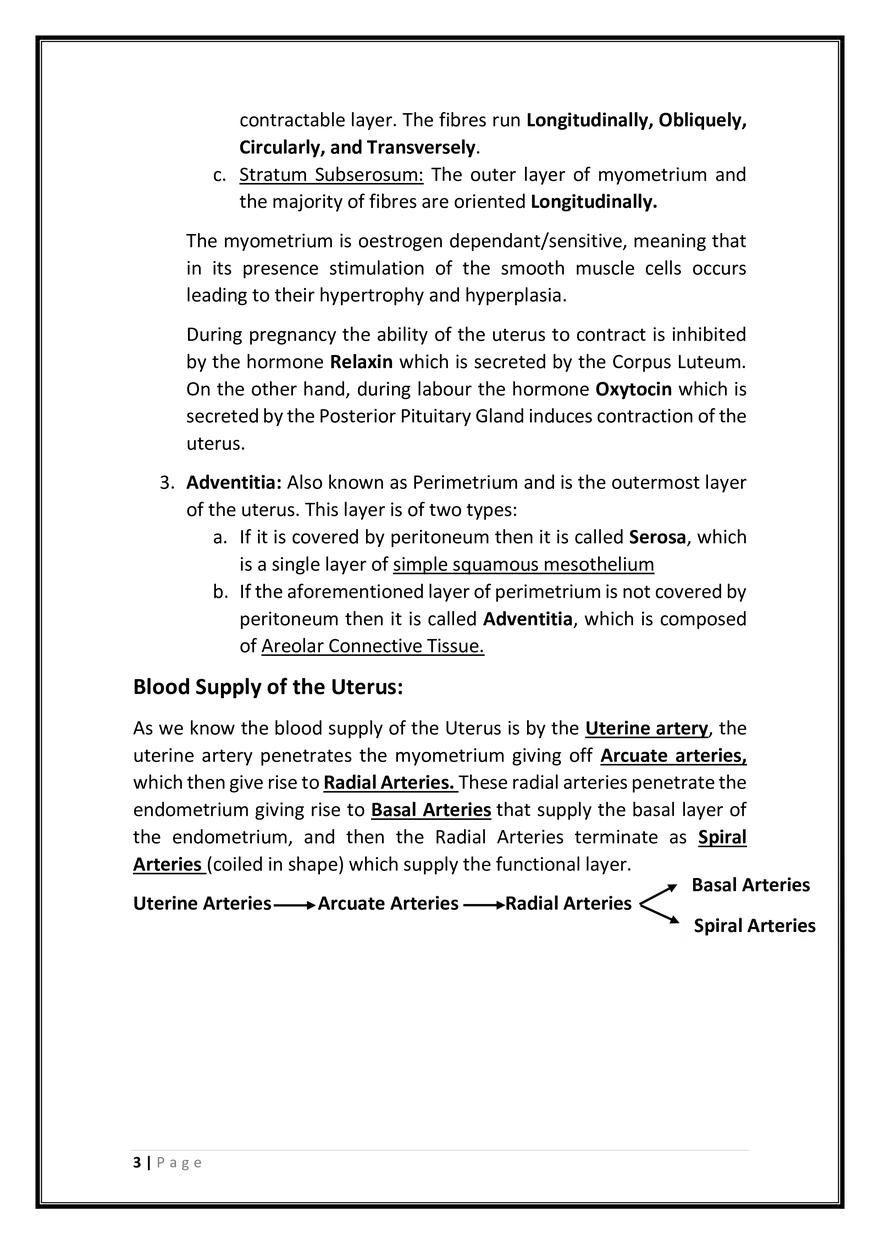 Histology of the Female Reproductive System - Page 2