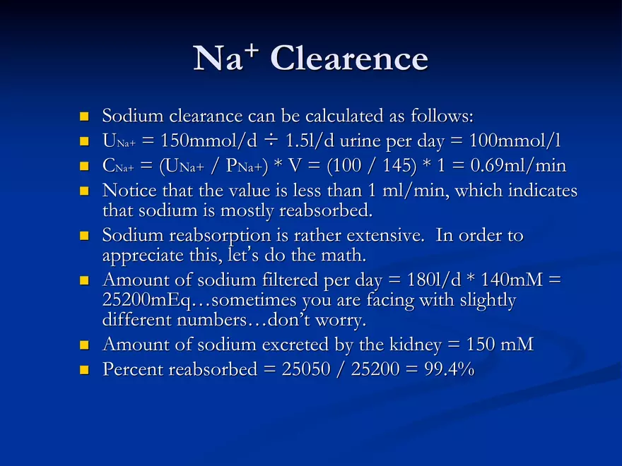 Sodium Homeostasis - Page 22