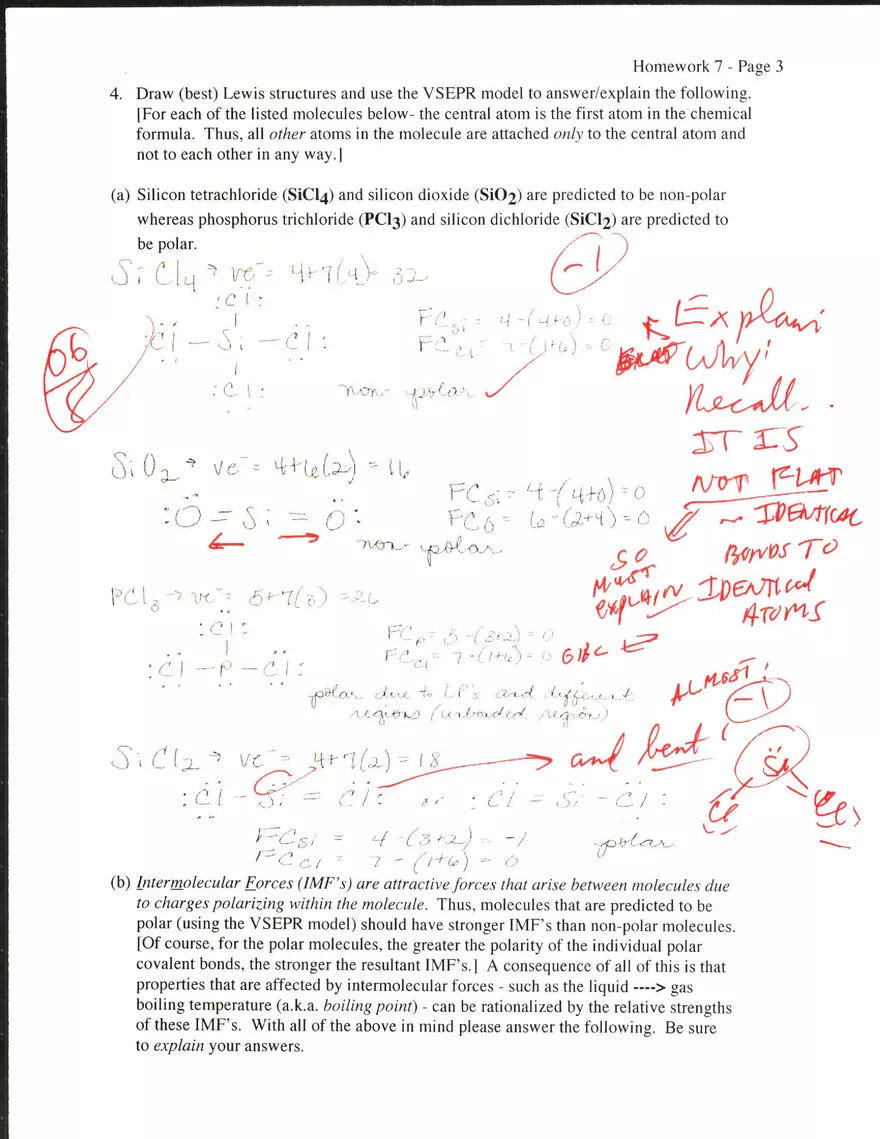 Lewis Structures Homework 7 - Page 3