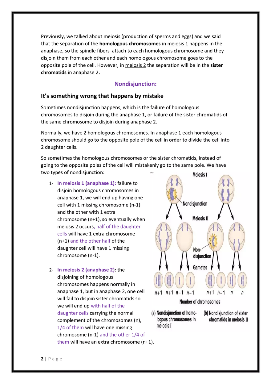 Nondisjunction - Page 1