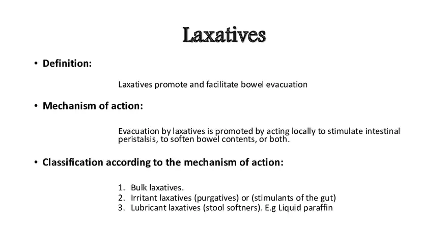 Laxatives - Page 2