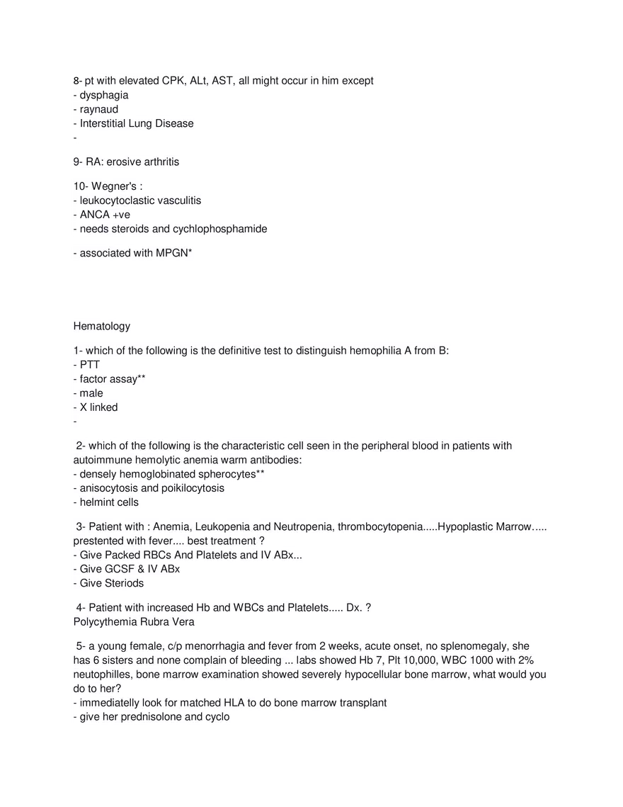 Medicine Final Exam 6th Year 2020 - Page 2