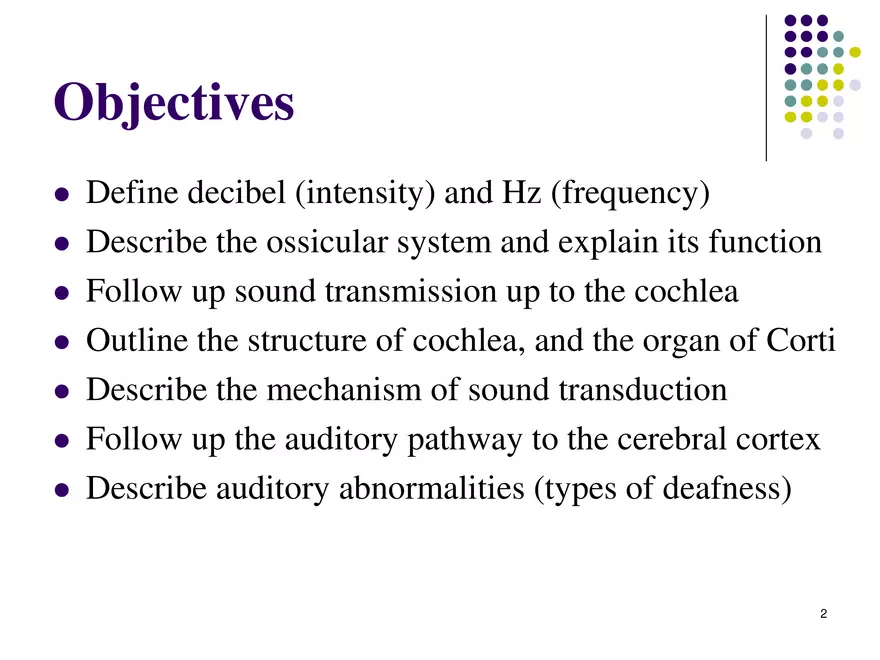 Auditory Sensation (Hearing) - Page 2