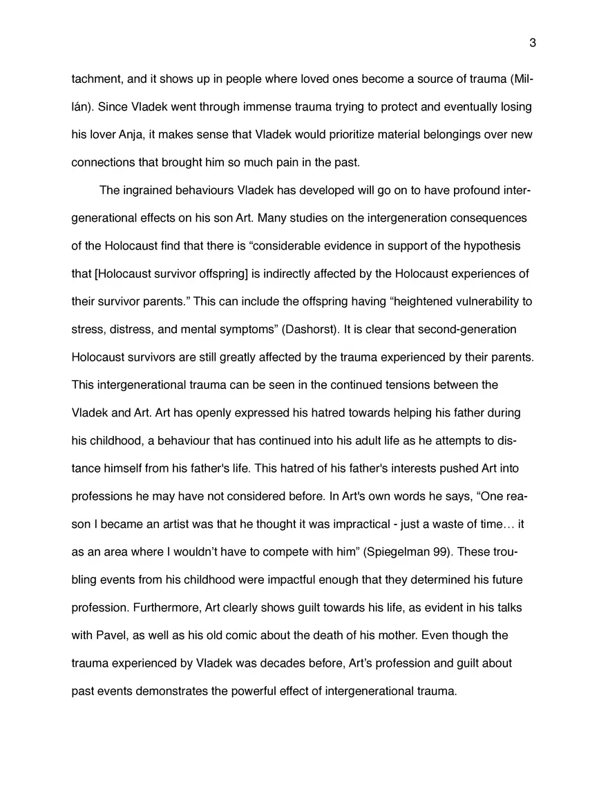 Maus Literary Criticism - Page 3