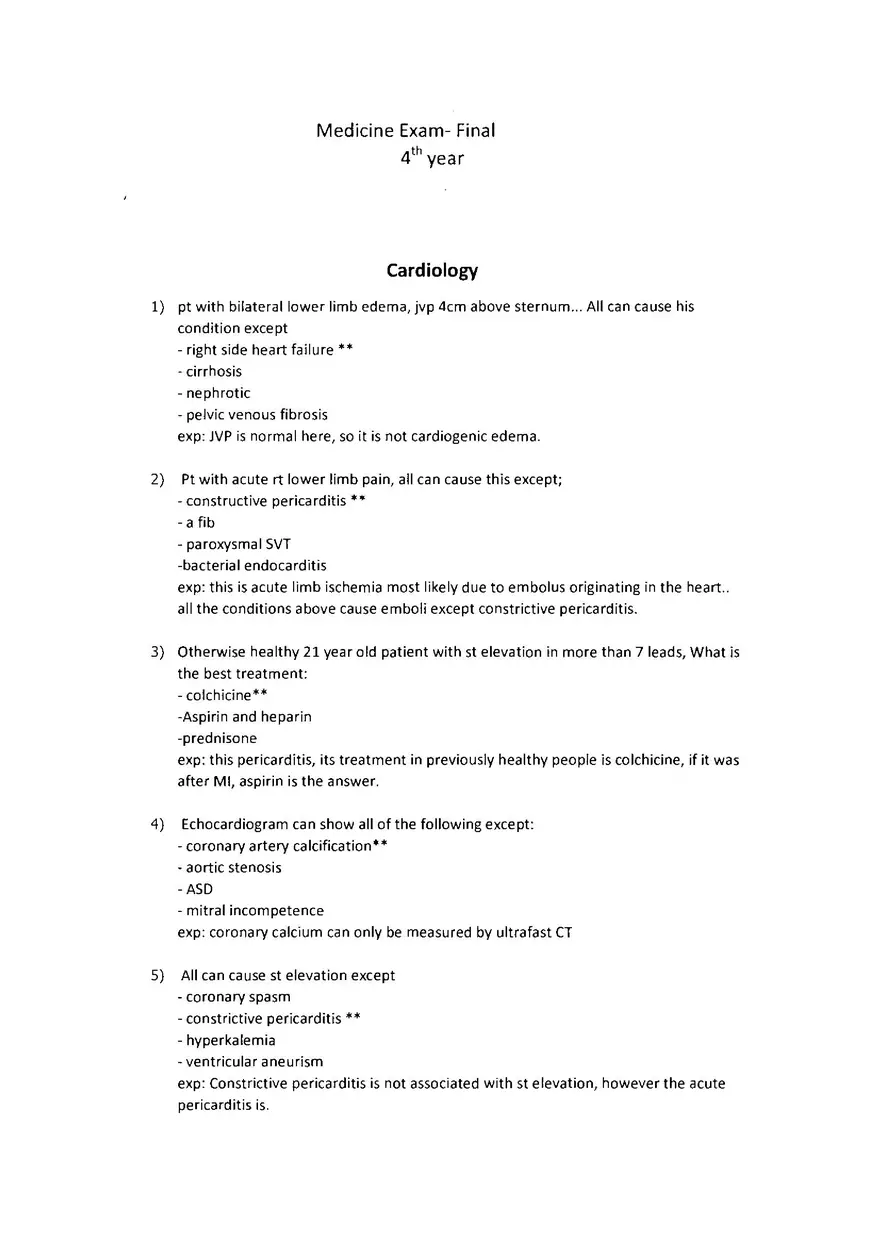 Medicine Final Exam 4th Year 2022 - Page 1