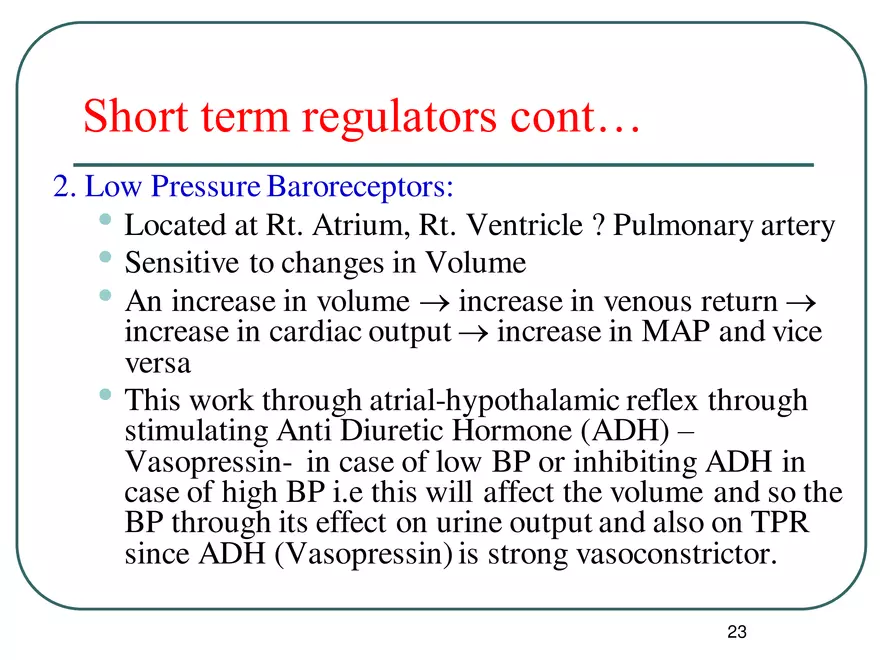 Blood Pressure Regulation - Page 16