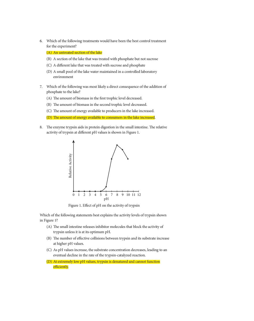 Biology Exam 2020 - Page 3