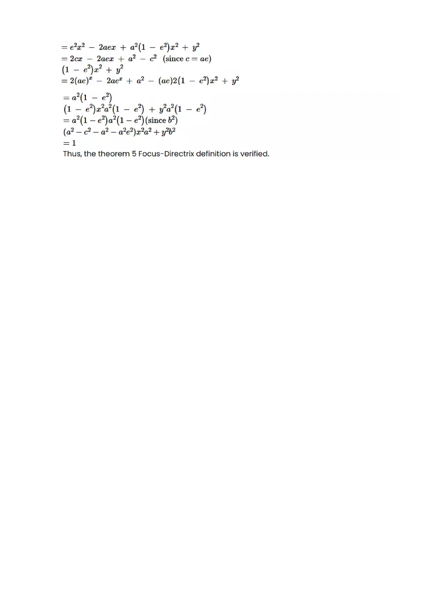 Conic sections #5 - Questions and Answers - Page 3