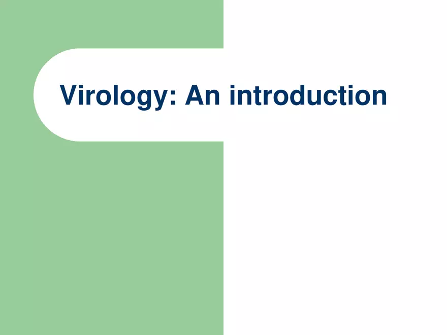 Virology An Introduction - Page 1