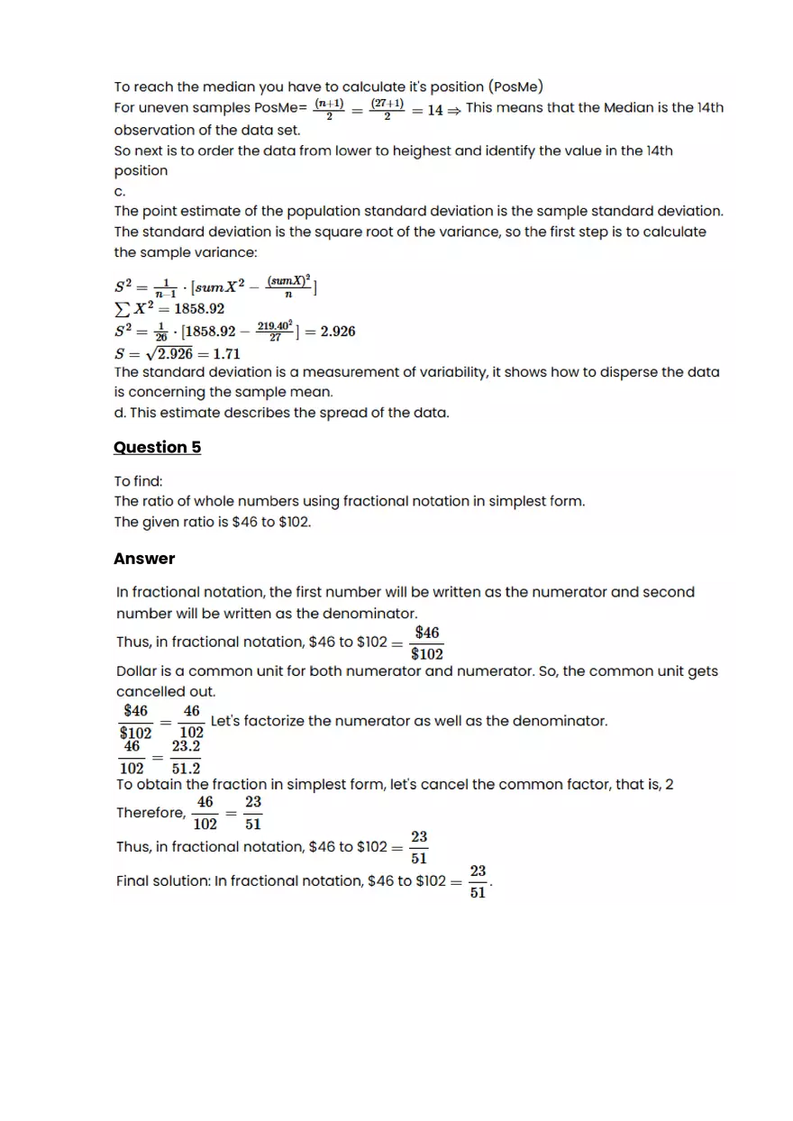 Ratios, rates, proportions #1 - Questions and Answers - Page 6