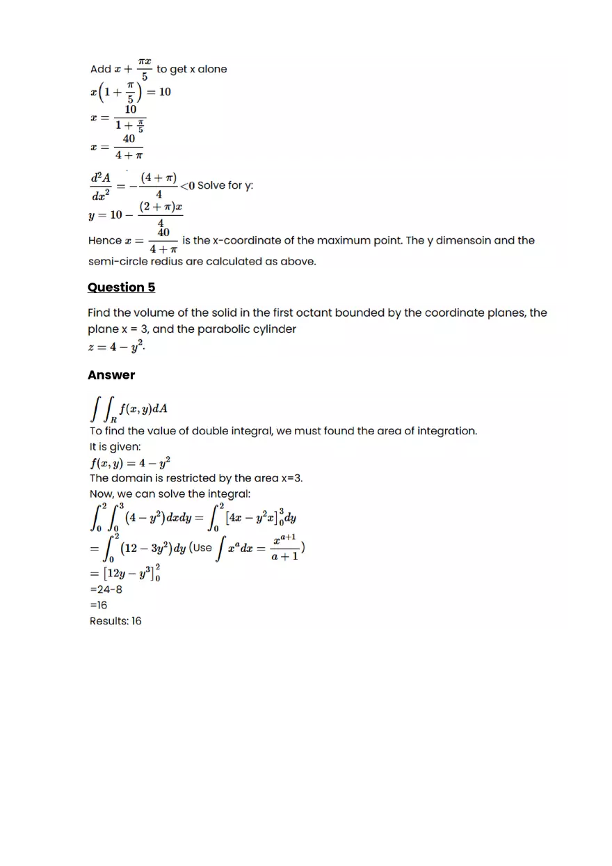 Solid Geometry #6 - Questions and Answers - Page 3