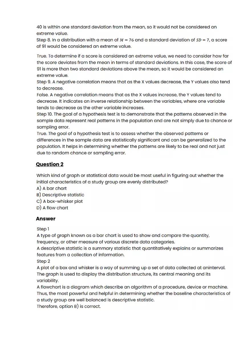 Describing quantitative data #2 - Questions and Answers - Page 3