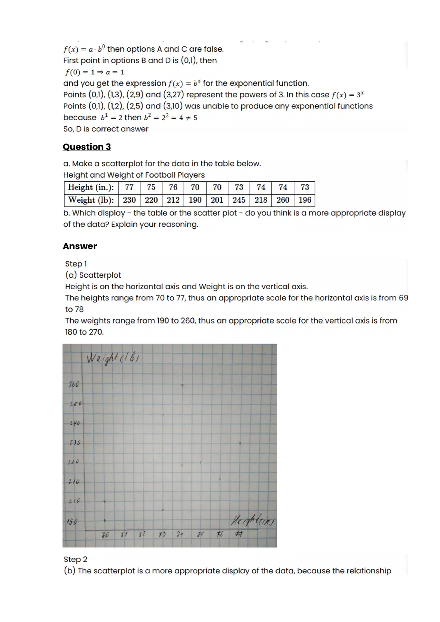 Scatterplots #1 - Questions and Answers - Page 2