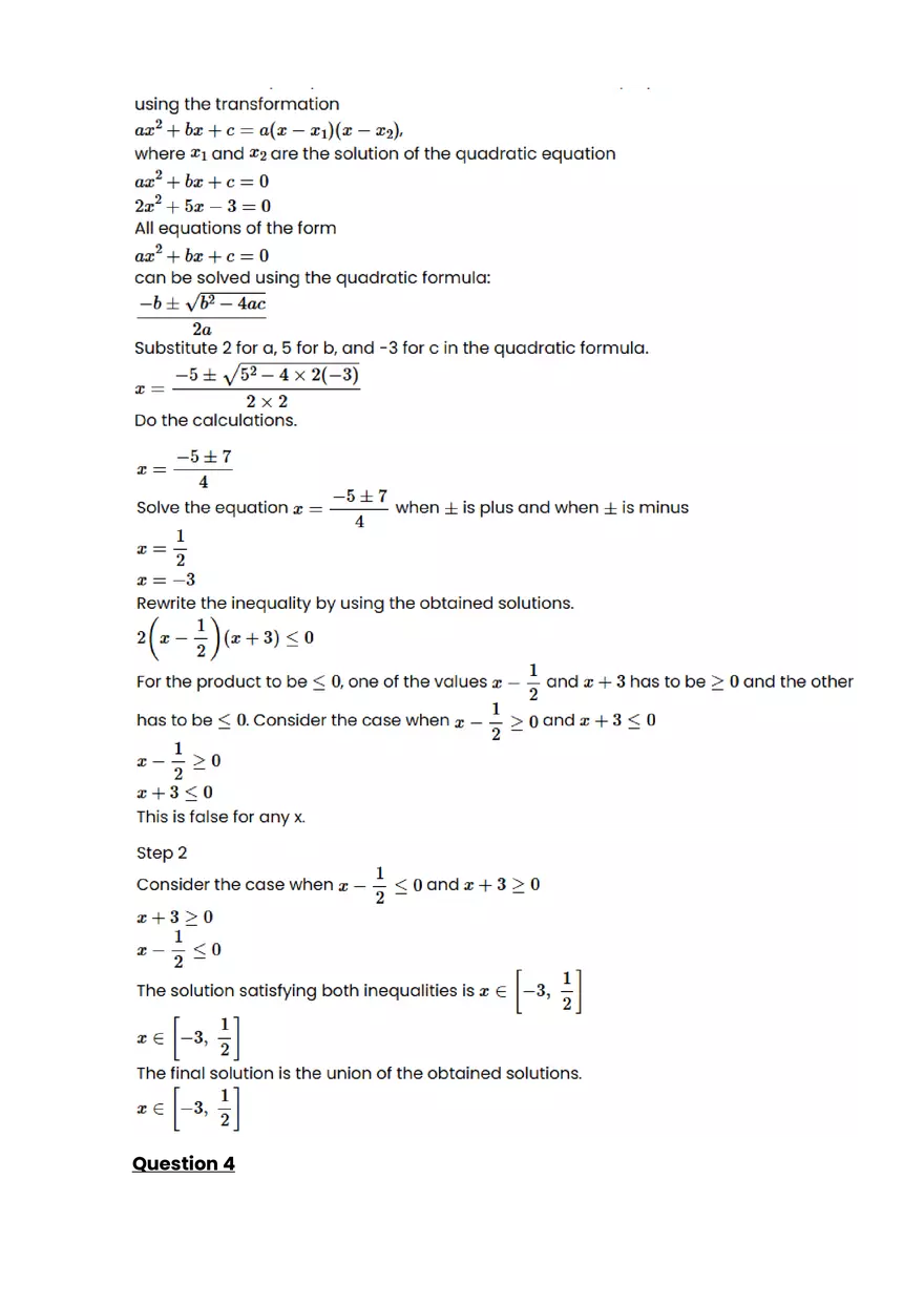 Equations, expressions, and inequalitie #11 - Questions and Answers - Page 2