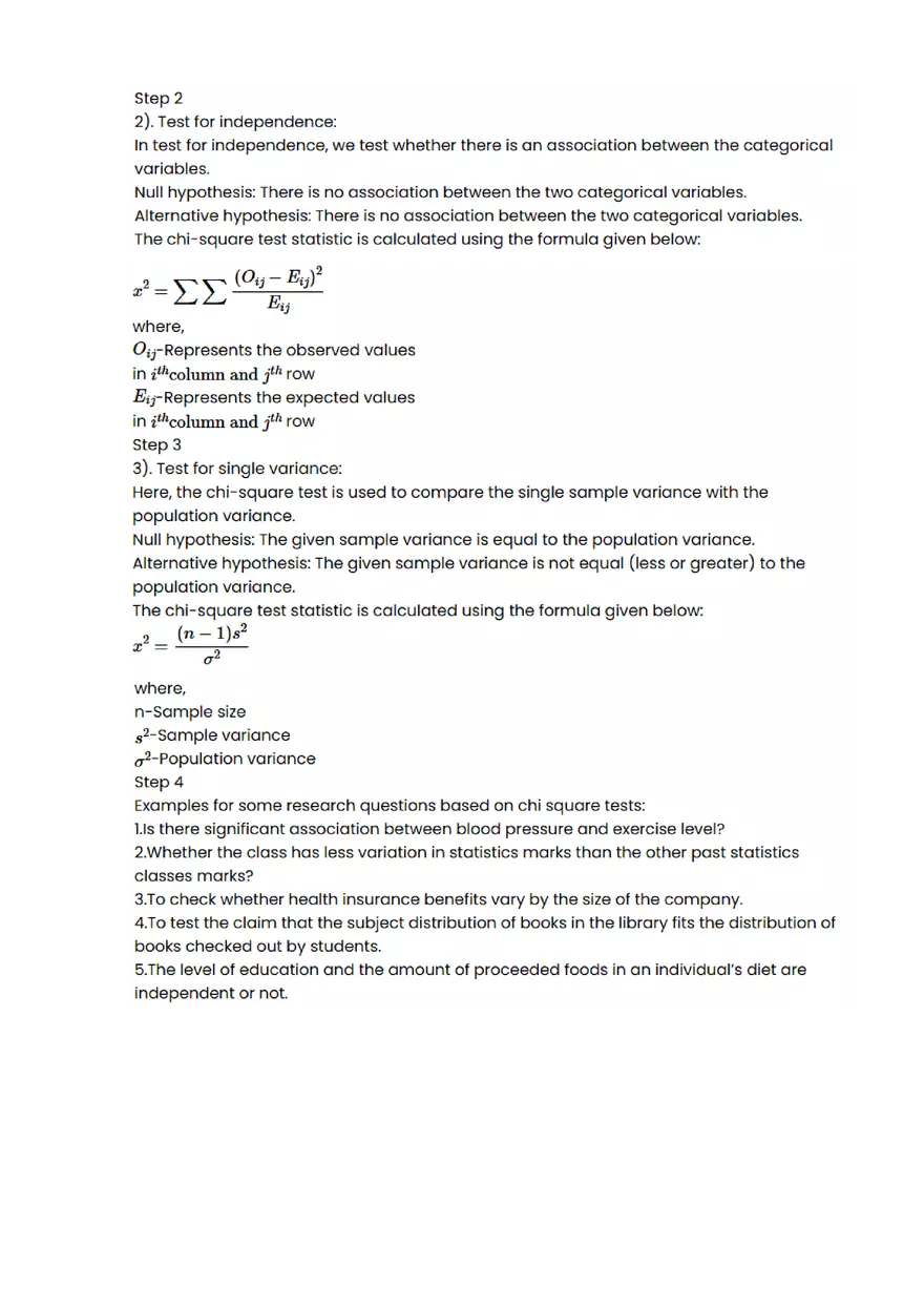 Chi-square tests #2 - Questions and Answers - Page 3