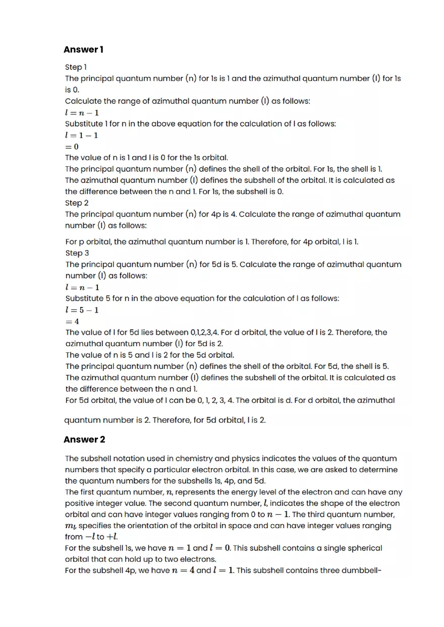 Equations, expressions, and inequalitie #1 - Questions and Answers - Page 2