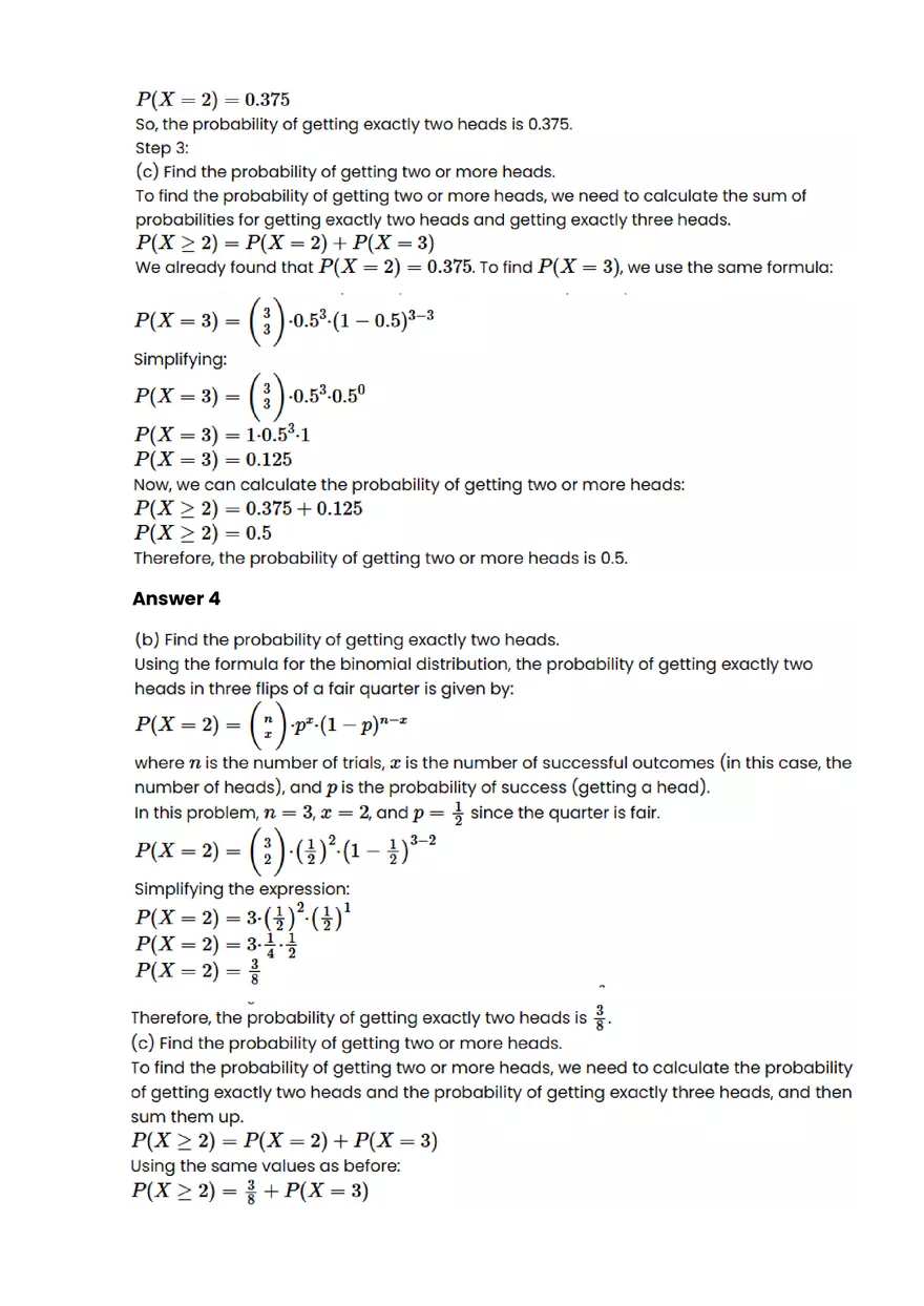 Binomial probability #4 - Questions and Answers - Page 7