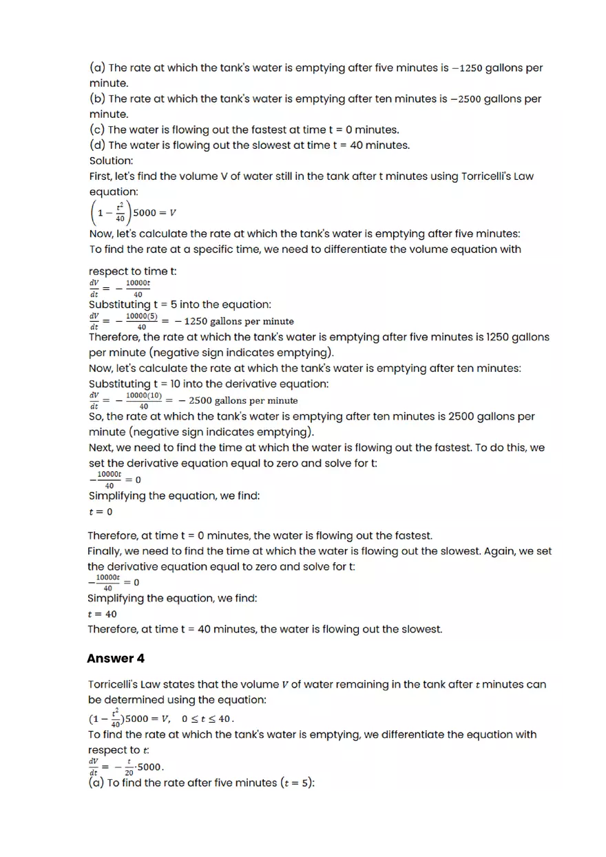 Acceleration Due to Gravity #8 - Questions and Answers - Page 2