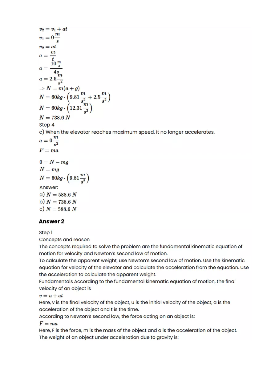 Acceleration Due to Gravity #2 - Questions and Answers - Page 7
