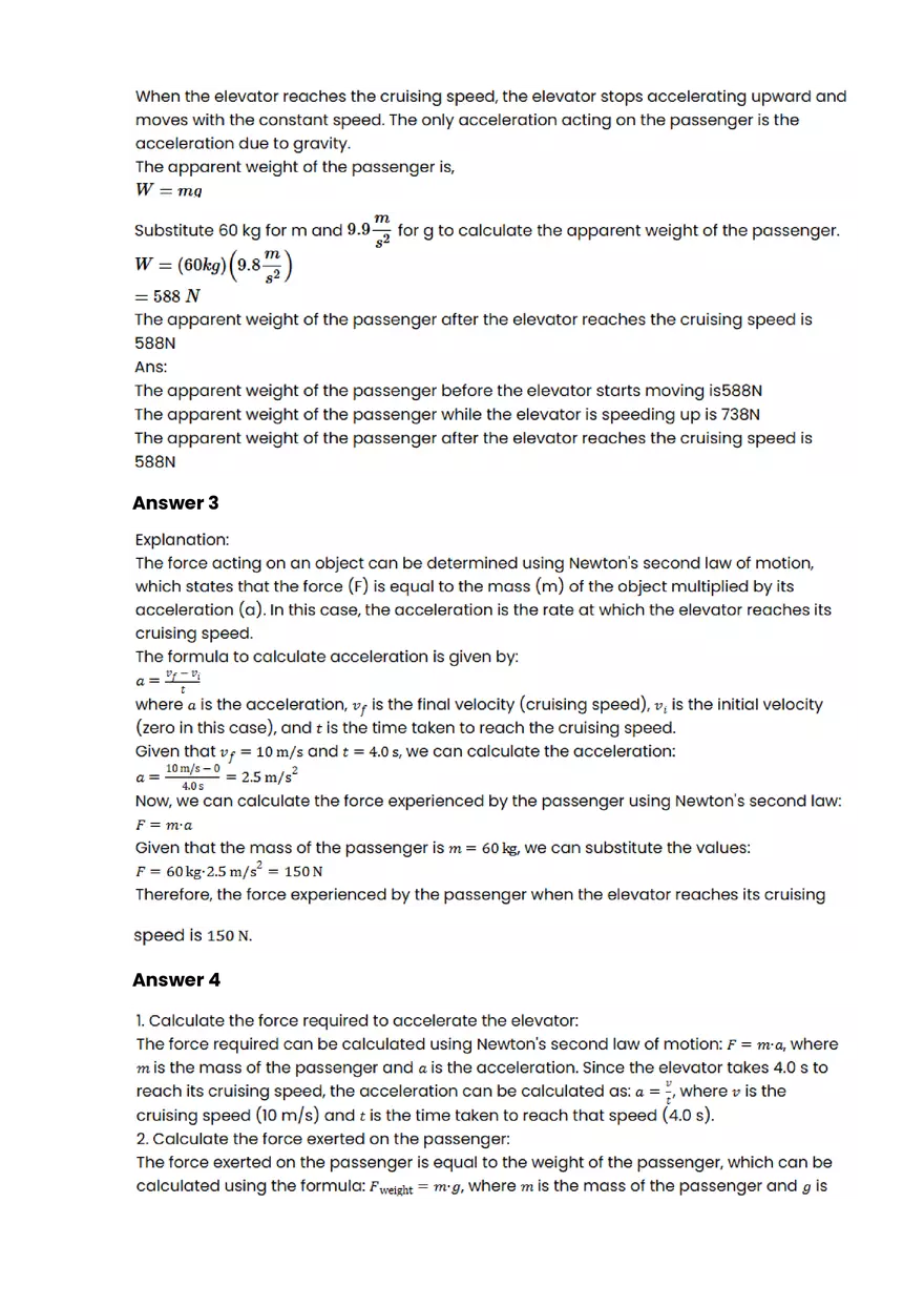 Acceleration Due to Gravity #2 - Questions and Answers - Page 9